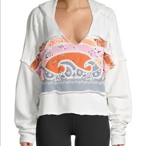 Free People All Time Bandanna Sunset Hoodie